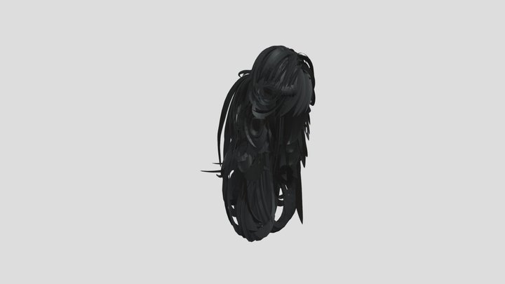 hair final quite unique 3D Model