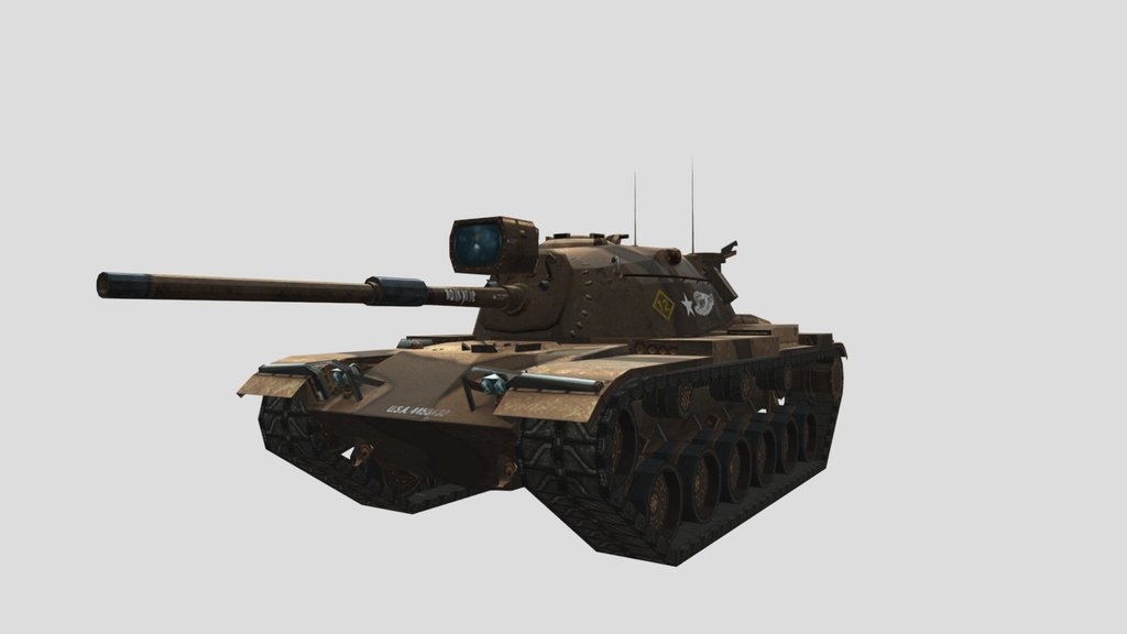 M60 — американский коллекционный танк SD модель.