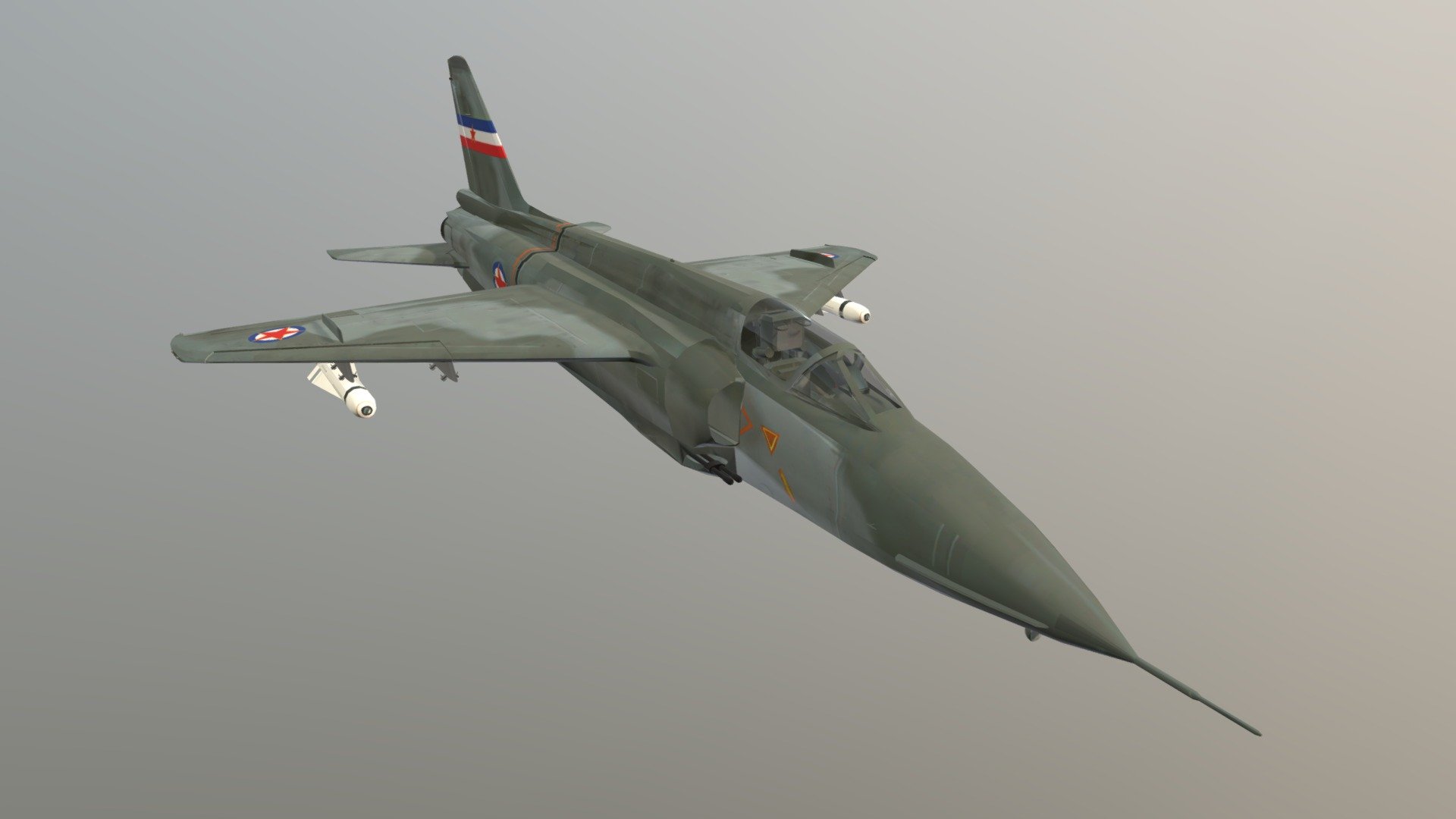 Soko J-22 Orao - Download Free 3D model by 42manako [284554d] - Sketchfab