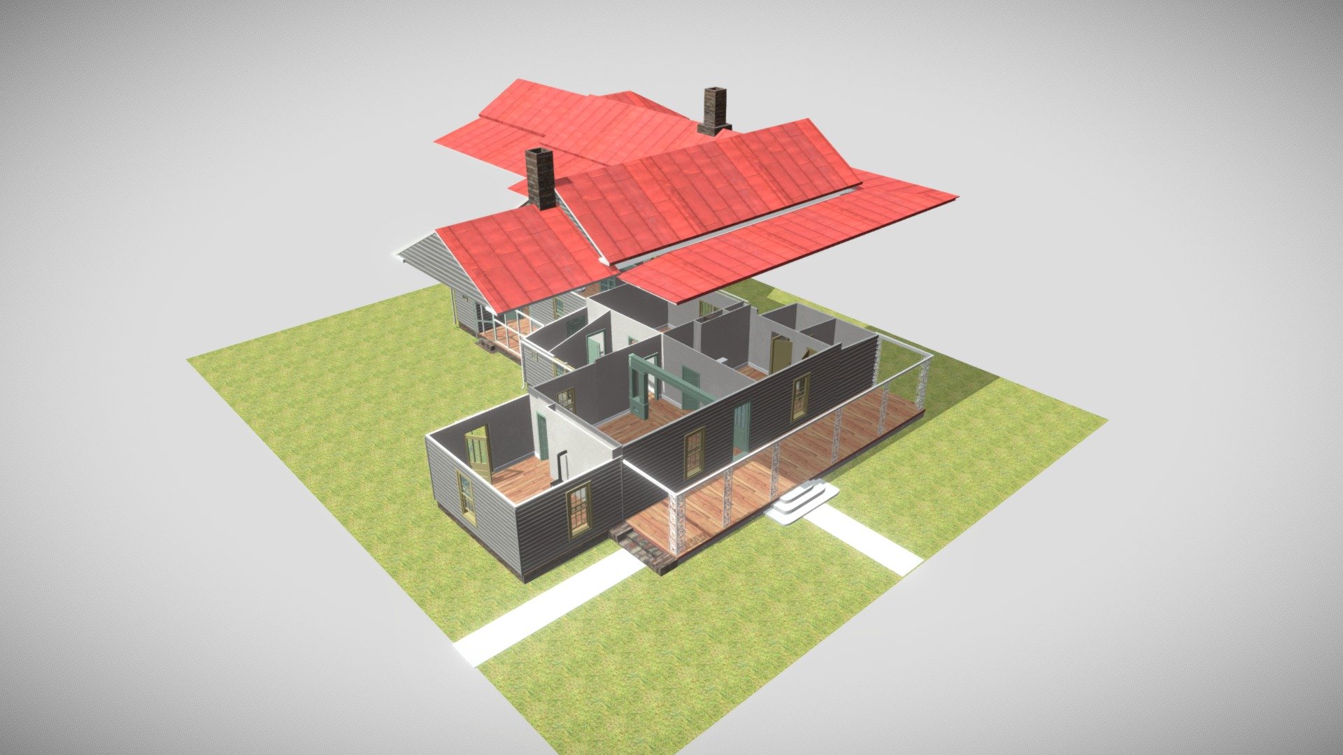 Matthewson House — Sketchfab embed 3D viewer