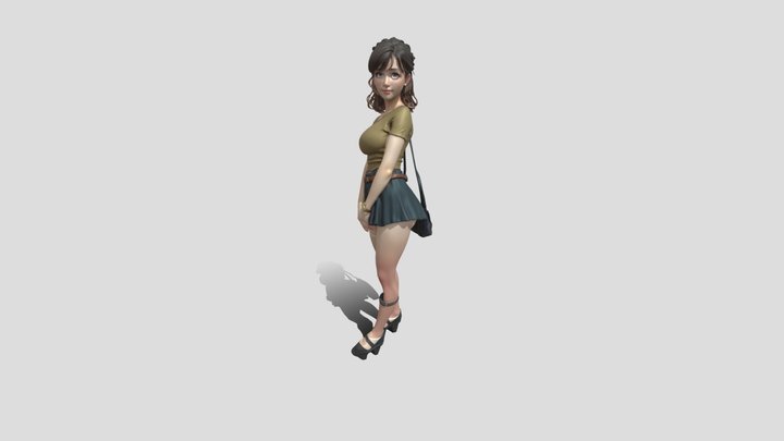 Meshy_AI_Daydreaming_in_Sepia_0120210244_texture 3D Model