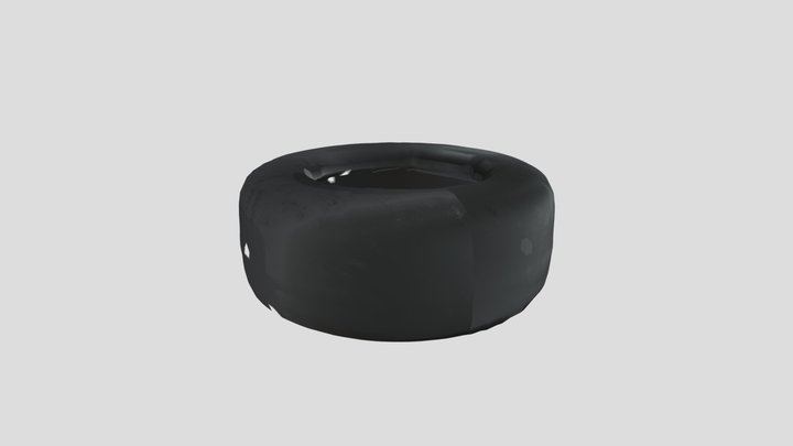 Michelin Pilot Sport Race Slick Tire-Laser Scan 3D Model