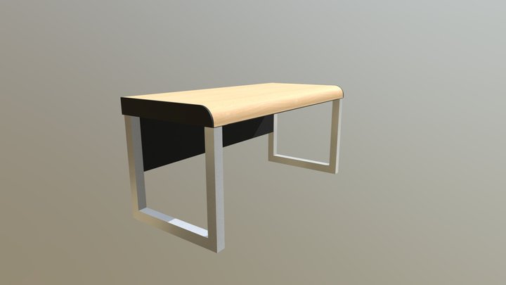 Study Table 3D Model