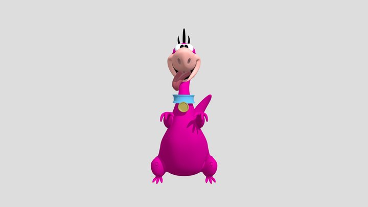 Dino Flintstones 3D Model