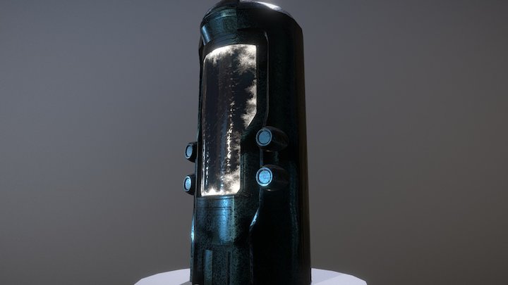 Cryo Pod 3D Model