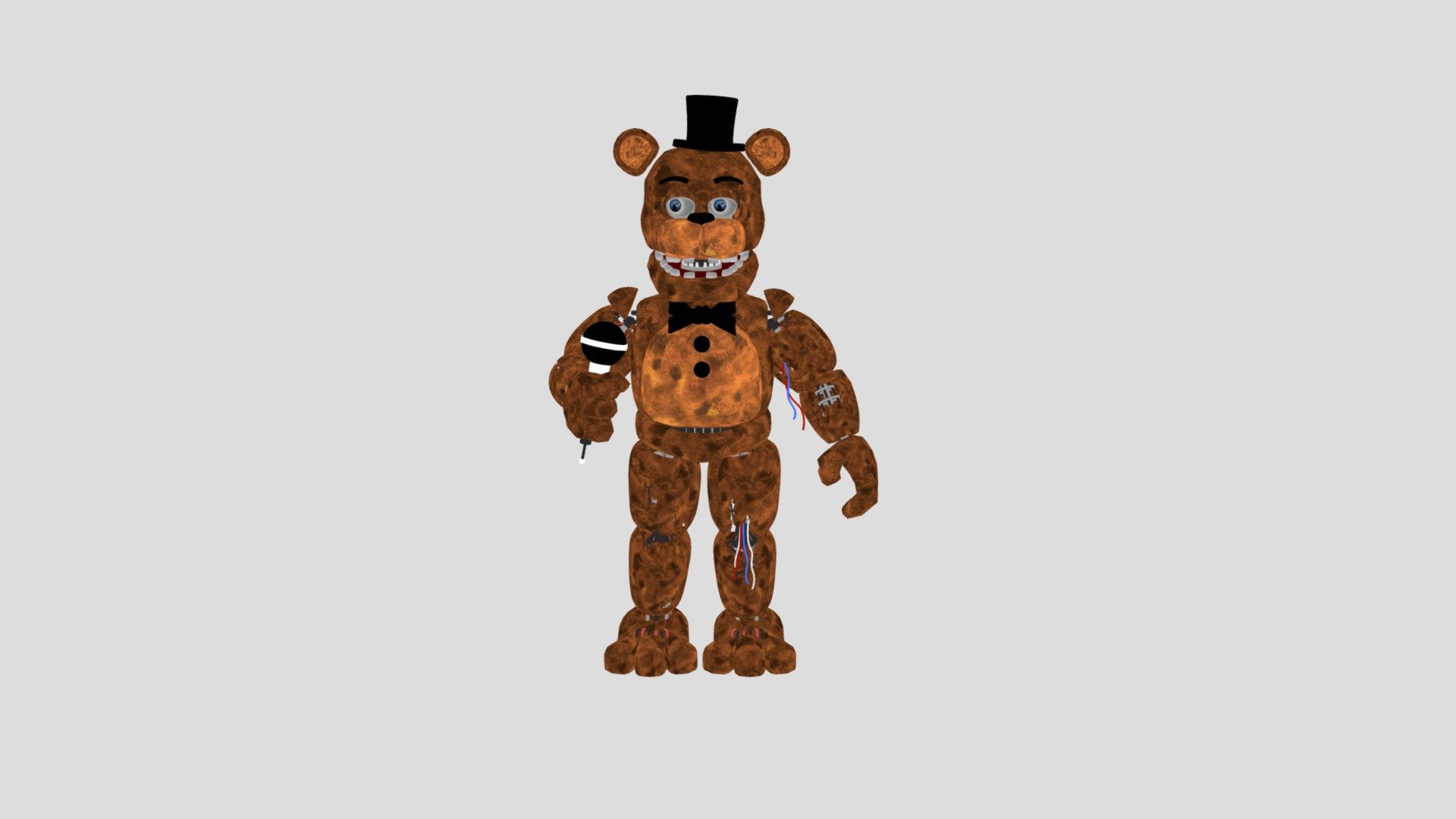 WitheredFreddyFazbear - 3D model by Sebastian224455 [2848e9e] - Sketchfab