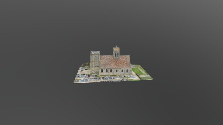 Eglise Nucourt 3D Model