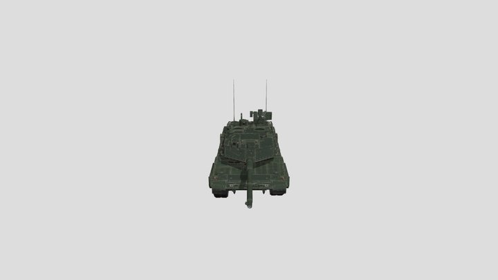 Leopard 2A7HU (War Thunder / Seek & Destroy) 3D Model