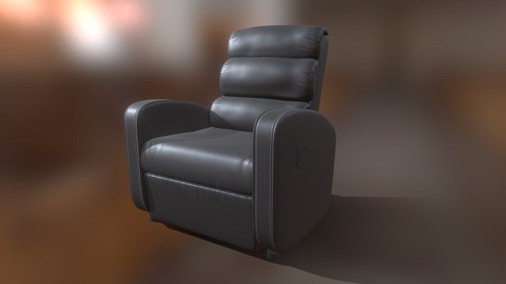 Leather Recliner Couch – Modello 3D gratuito STL