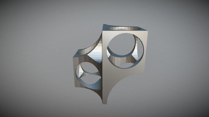 Modified Cubed 3D Model