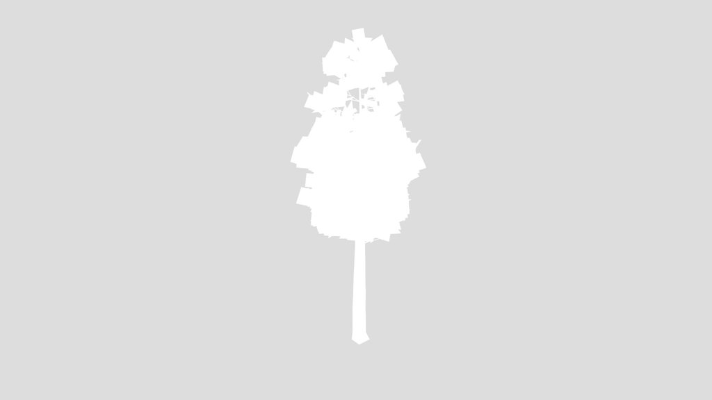 Large Evergreen Tree Mid Poly