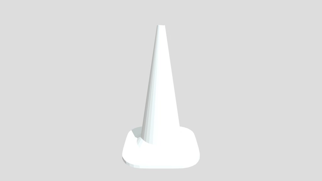 Low Poly Traffic Cone