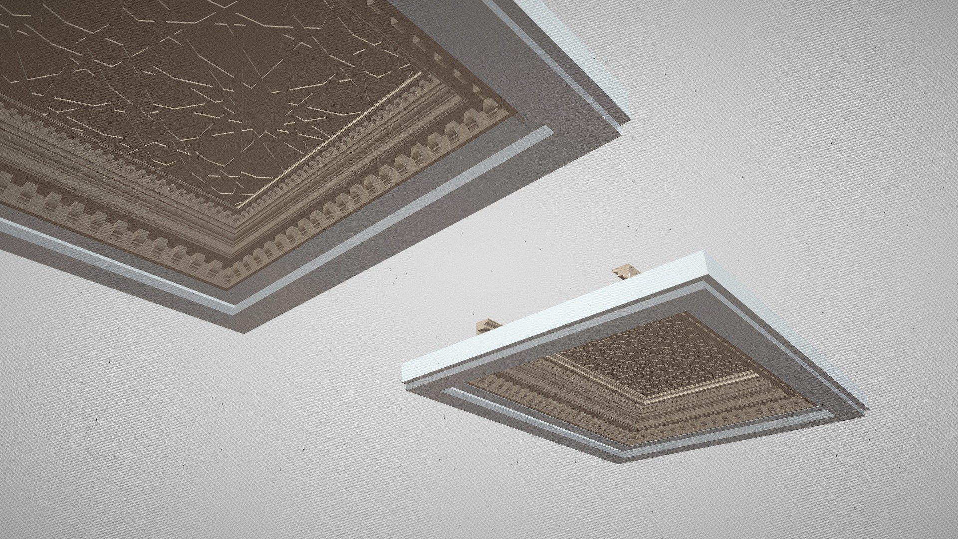 traditional cieling - 3D model by firelordmon [284d14f] - Sketchfab