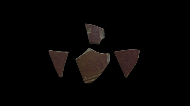 Albany Slipped Stoneware Body Sherds 3D Model