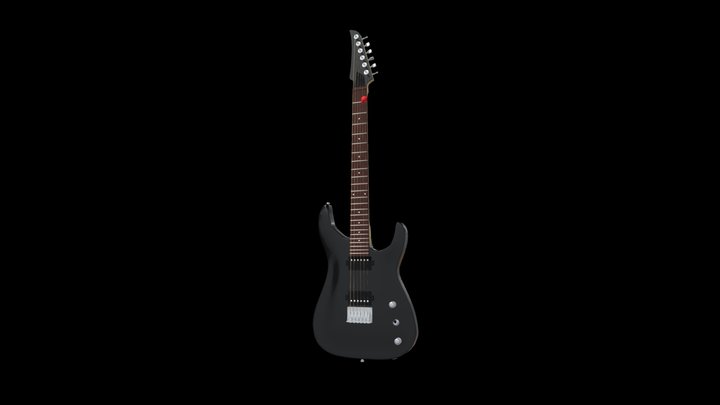 Electric guitar 3D Model