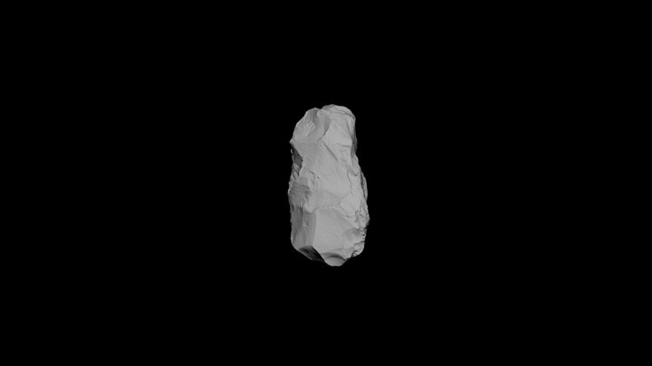 Blank of stone axehead 3D Model