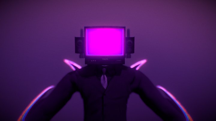 Energized Tvman (40 FOLLOWERS SPECIAL) 3D Model