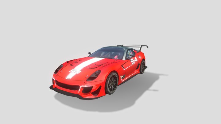 Ferrari 599XX Evo 3D Model