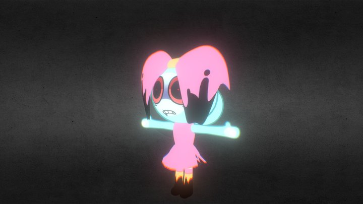 twisted poppy 3D Model