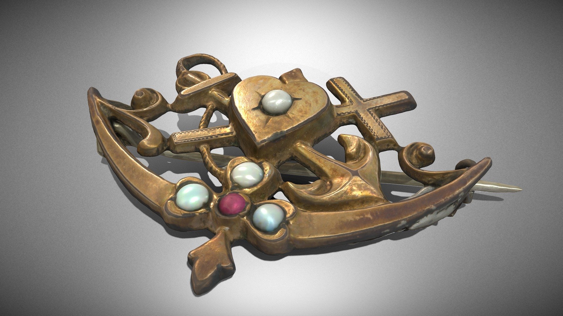 Patriotic jewelry - brooch