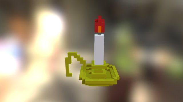 Candle Stick 3D Model