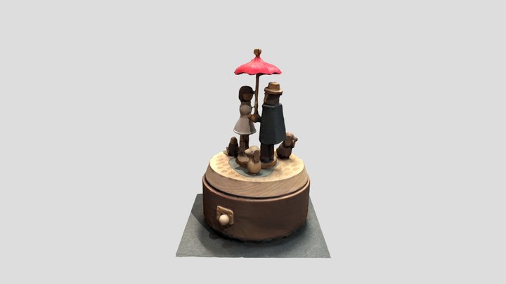 Couple's Music Box 3D Model