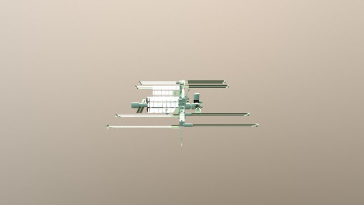International Space Station 3D Model