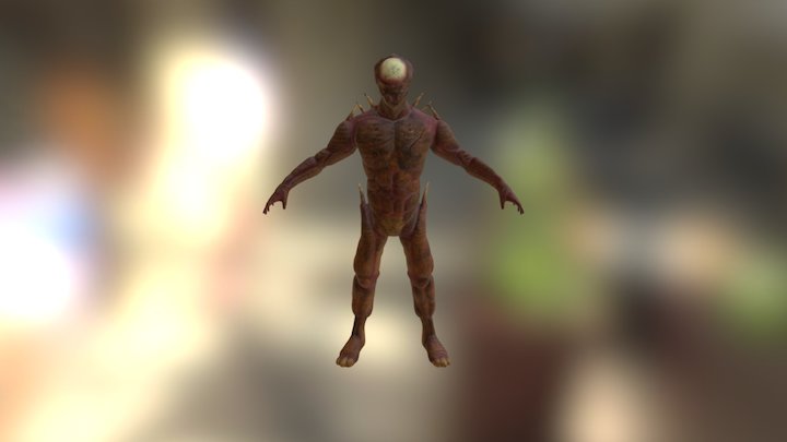 Parasitic Creature 3D Model