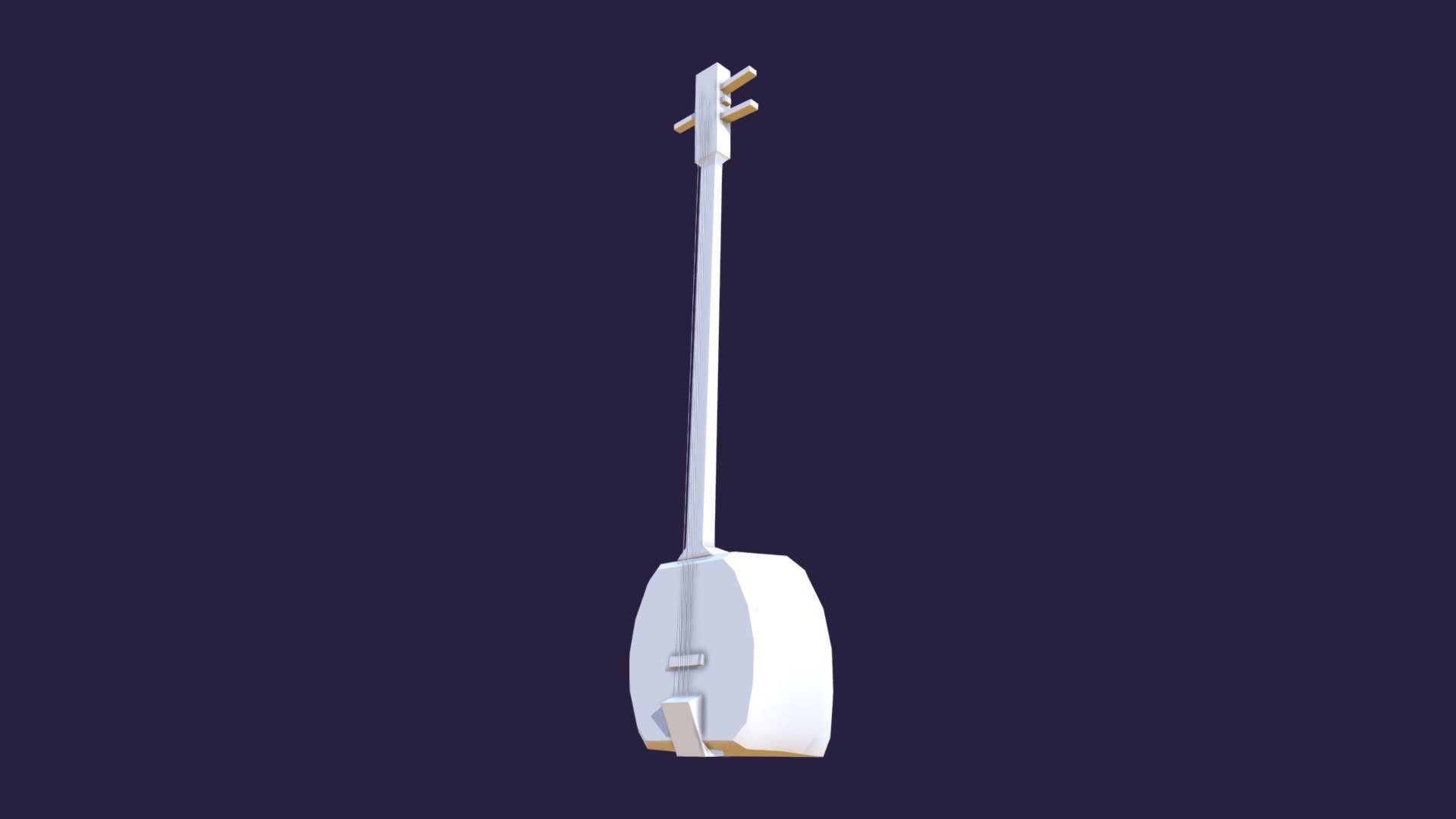 Shamisen Blockout - 3D model by MeganNeumann1 [2850c18] - Sketchfab
