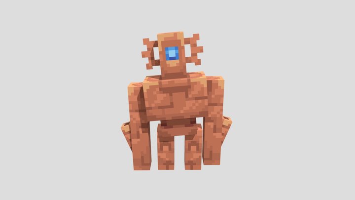 Copper Golem 3D Model