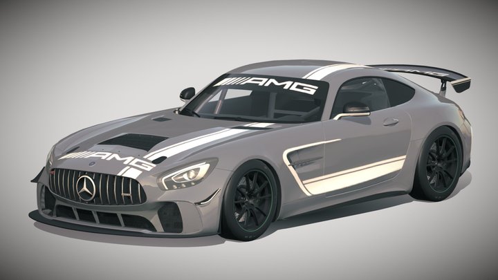 2018 Mercedes-Benz AMG GT4 – Modelo 3D gratuito STL