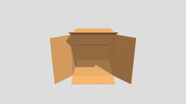 UCI Carton box 3D Model