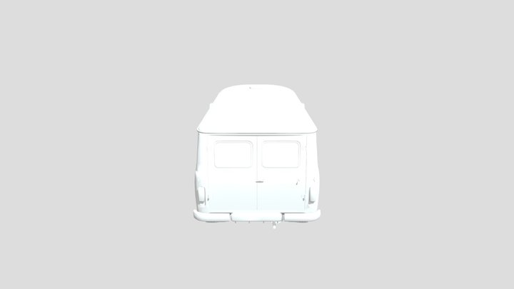 Uaz "Bukhanka" (NO TEXTURES!) (DETAILED) 3D Model