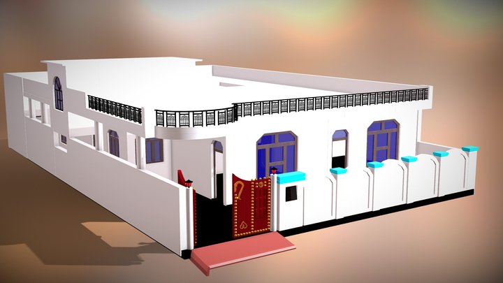 suburban house 3D Model