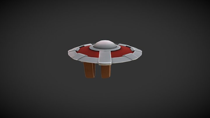 Knight Shield Mesh 3D Model