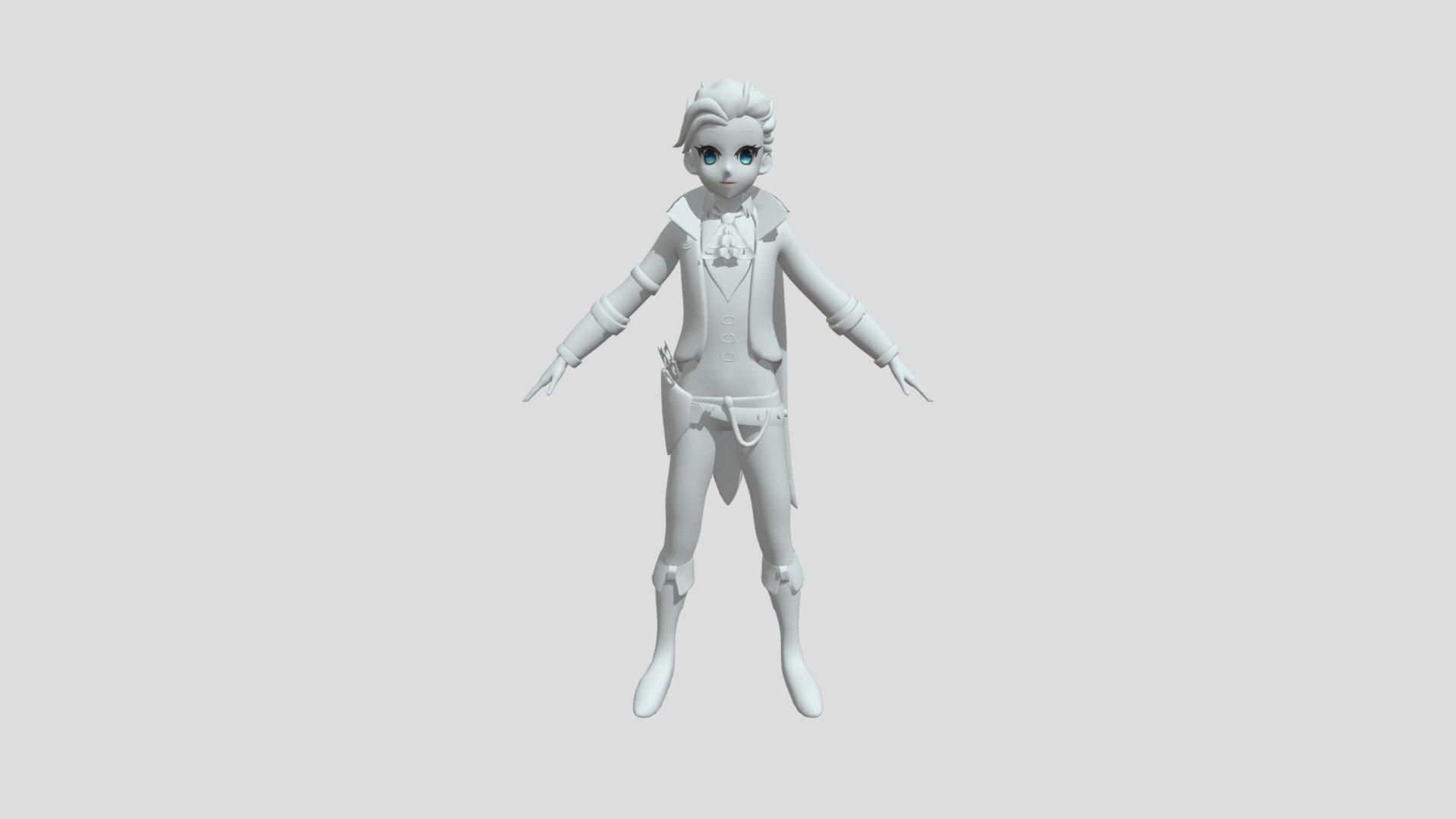 Anime Male — Sketchfab embed 3D viewer