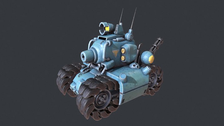 Metal Slug Tank SV-001 3D Model