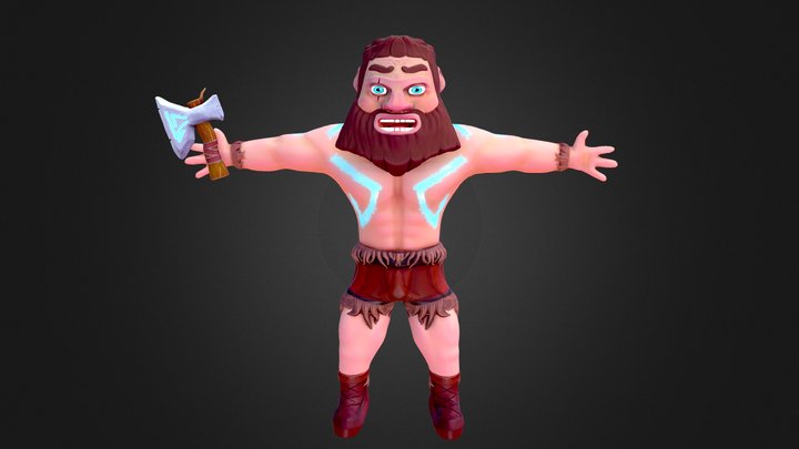Ollie the Lumberjack 3D Model