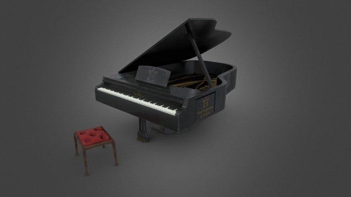 The Grand Piano 3D Model