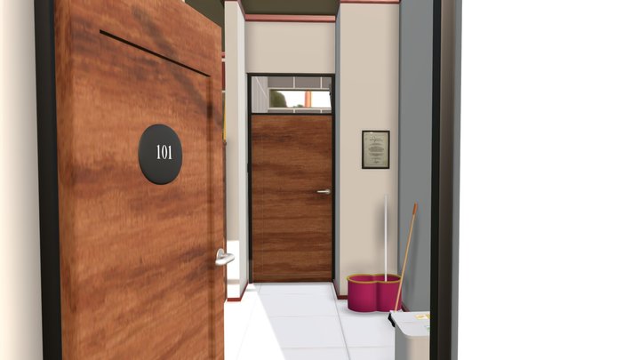 KAMAR 101 revisi 1 3D Model