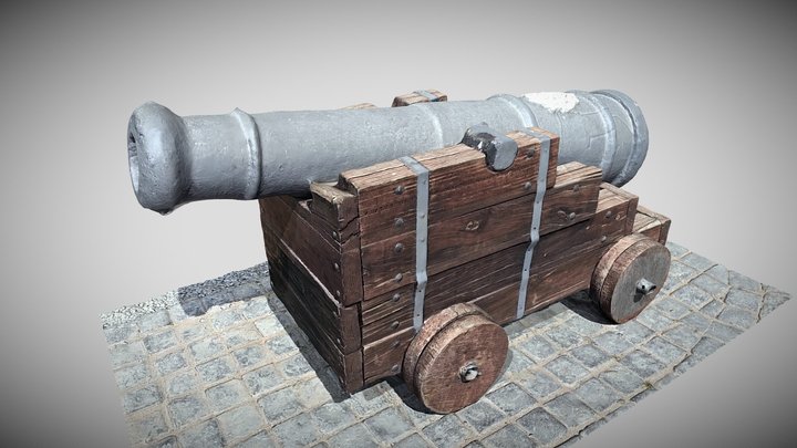 Ship Canon 3D Model