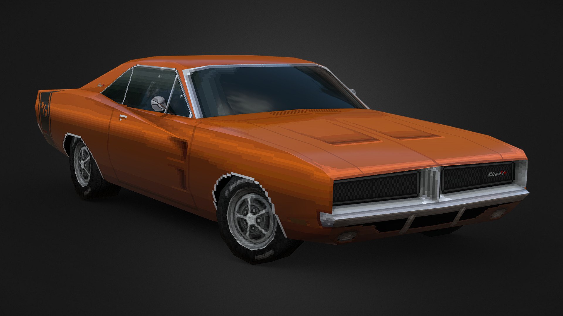 1969 Dodge Charger R/T [GT2/PSX Style] - Download Free 3D model by