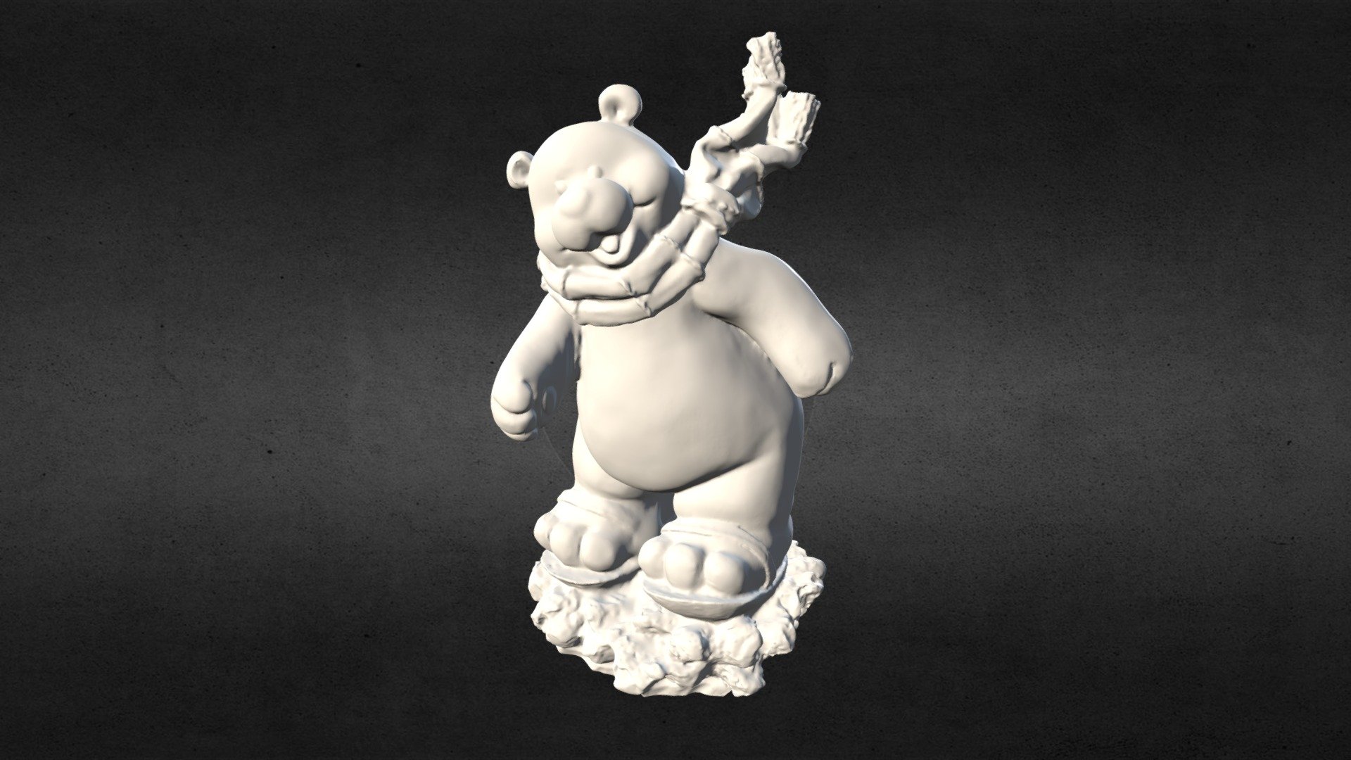 3D Scanned Polar Bear (3D Printable) - Buy Royalty Free 3D model by ...