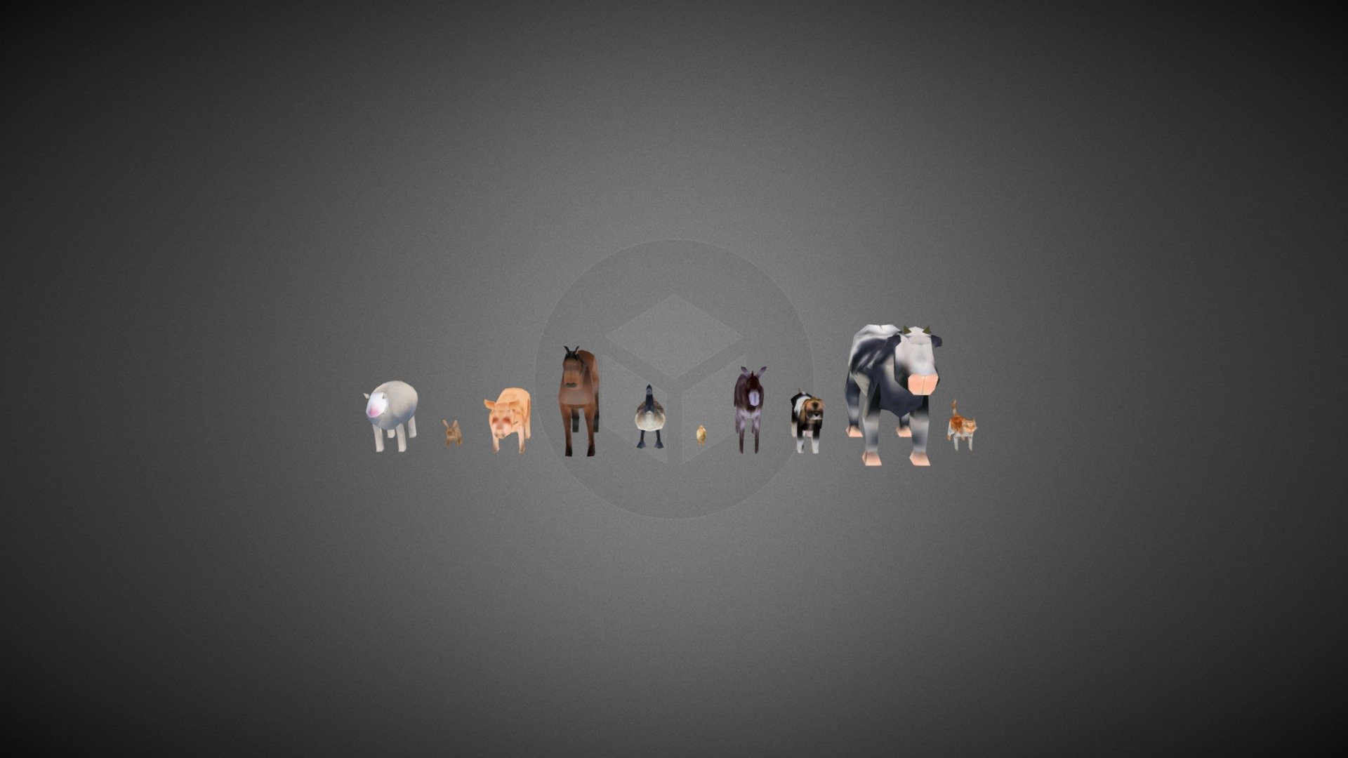 N64 Style Farm Animals - Download Free 3D model by Ryan_Nein [28597db ...