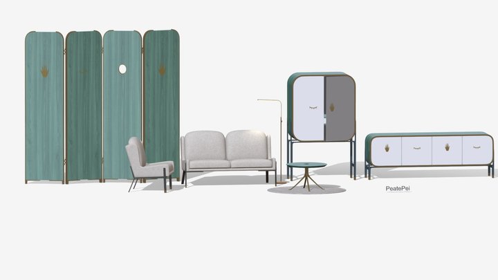 Yabu Pushelberg Furniture 3D Model