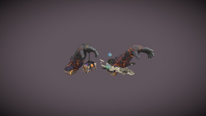 Titan Hand – Free 3D Model STL