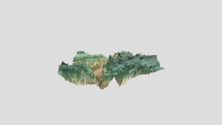 Yacimiento Castellón Alto. Modelo3D 3D Model