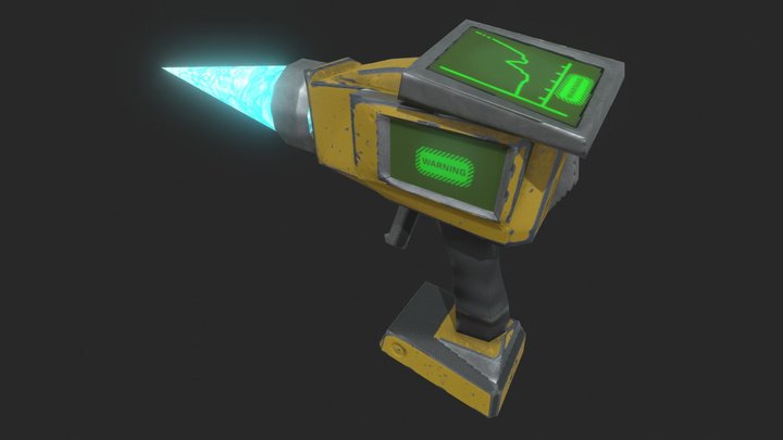 Scifi plasma drill 3D Model