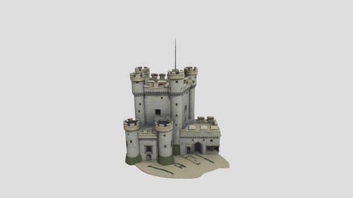 medieval castle 3D Model