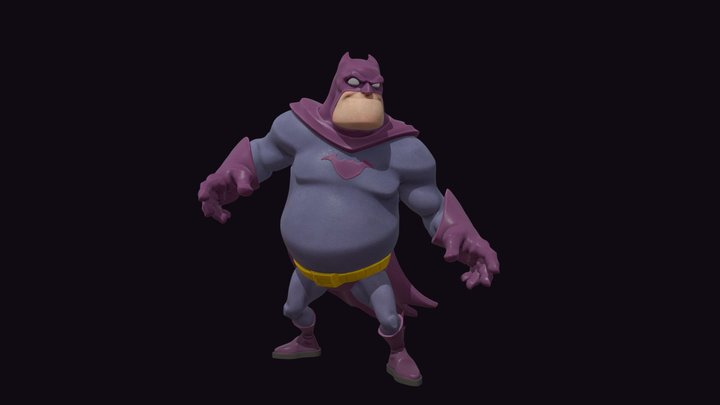 Batman - Fat n Deadly 3D Model